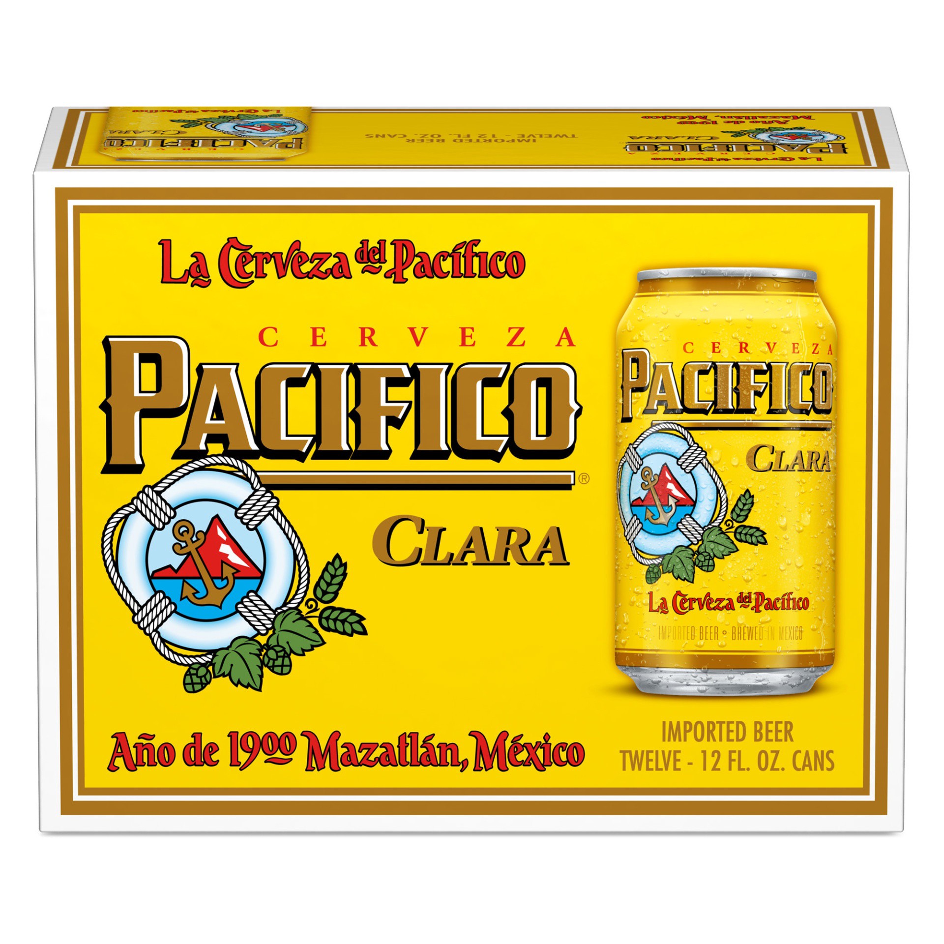 slide 3 of 4, Pacifico In Cans, 12 ct; 12 oz