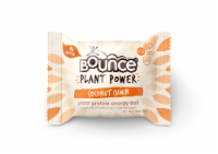 slide 1 of 1, Bounce Coconut Cumin Plant Power Protein Energy Ball, 1.41 oz