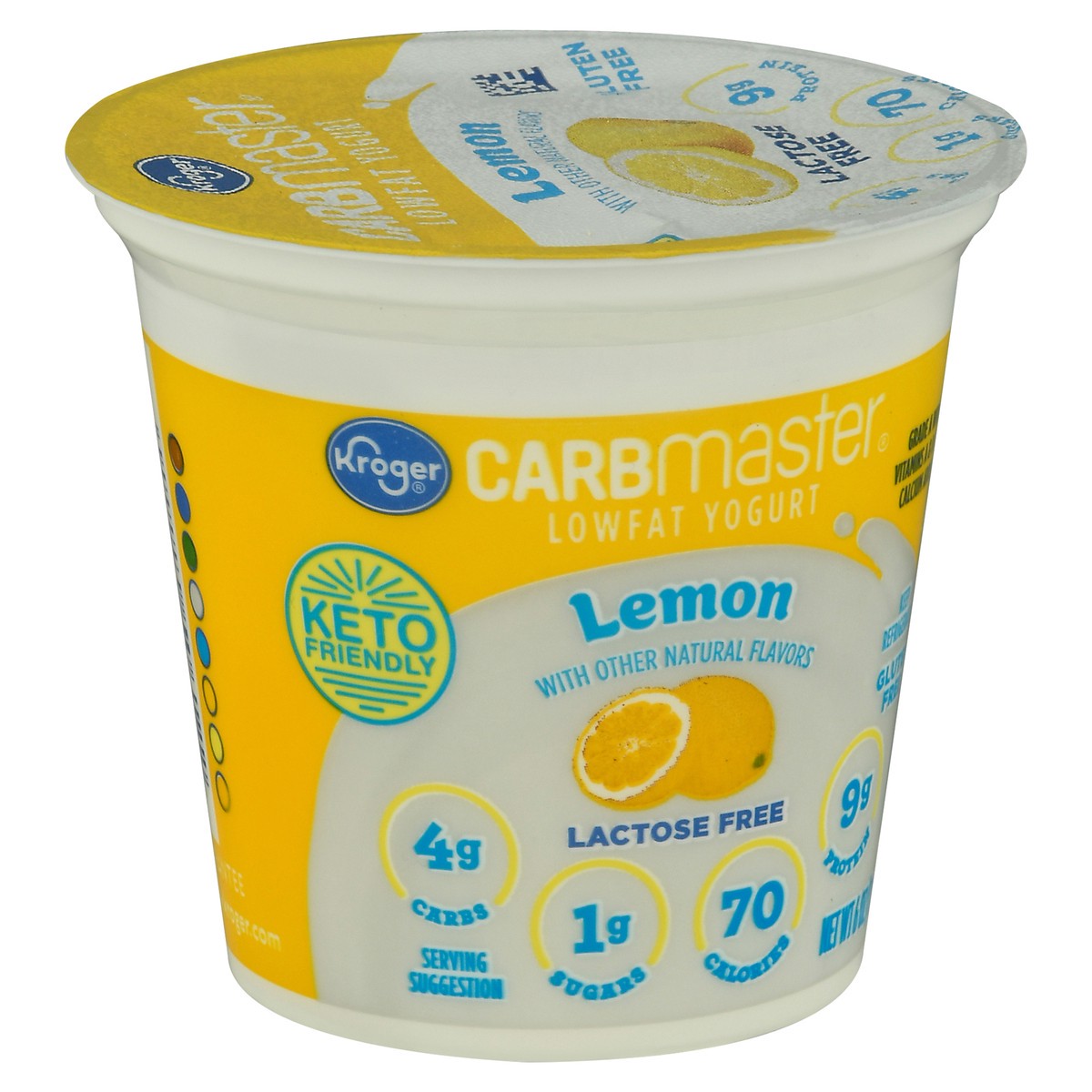 slide 10 of 11, Kroger Carbmaster Lemon Cultured Dairy Blend, 6 oz