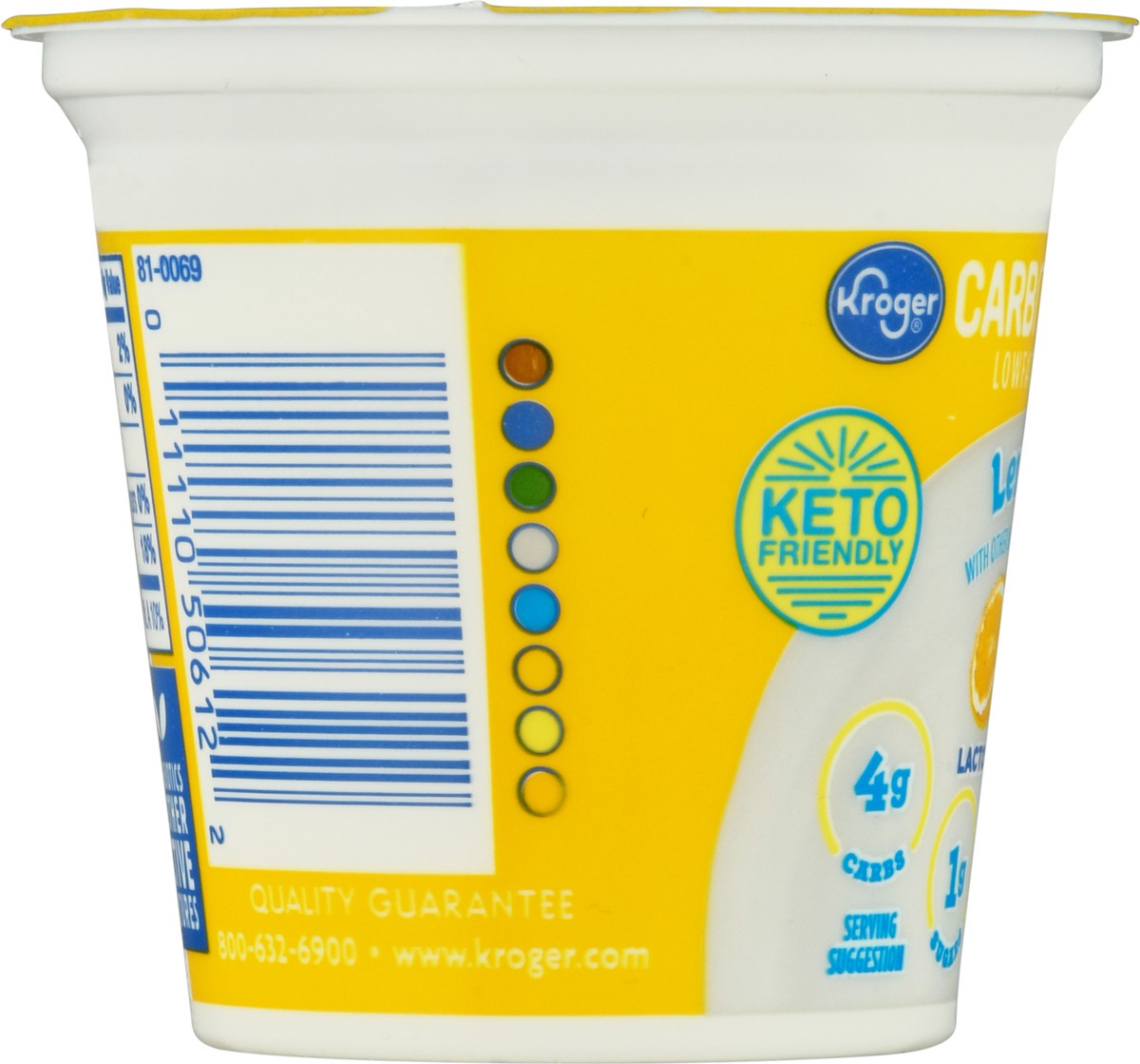 slide 9 of 11, Kroger Carbmaster Lemon Cultured Dairy Blend, 6 oz