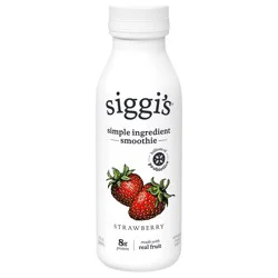 Siggi's Probiotic Whole Milk Strawberry Drinkable Yogurt 8 oz