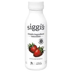 Siggi's Probiotic Whole Milk Strawberry Drinkable Yogurt 8 oz