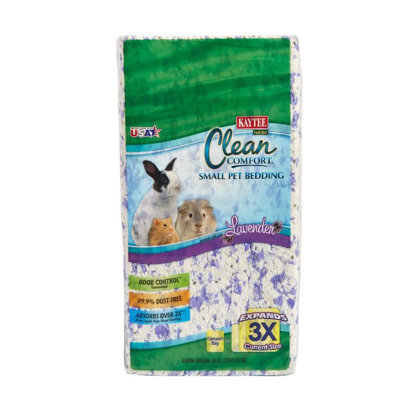 slide 1 of 21, Kaytee Clean Comfort Small Pet Bedding Lavender - 24.6L, 24.6 liter