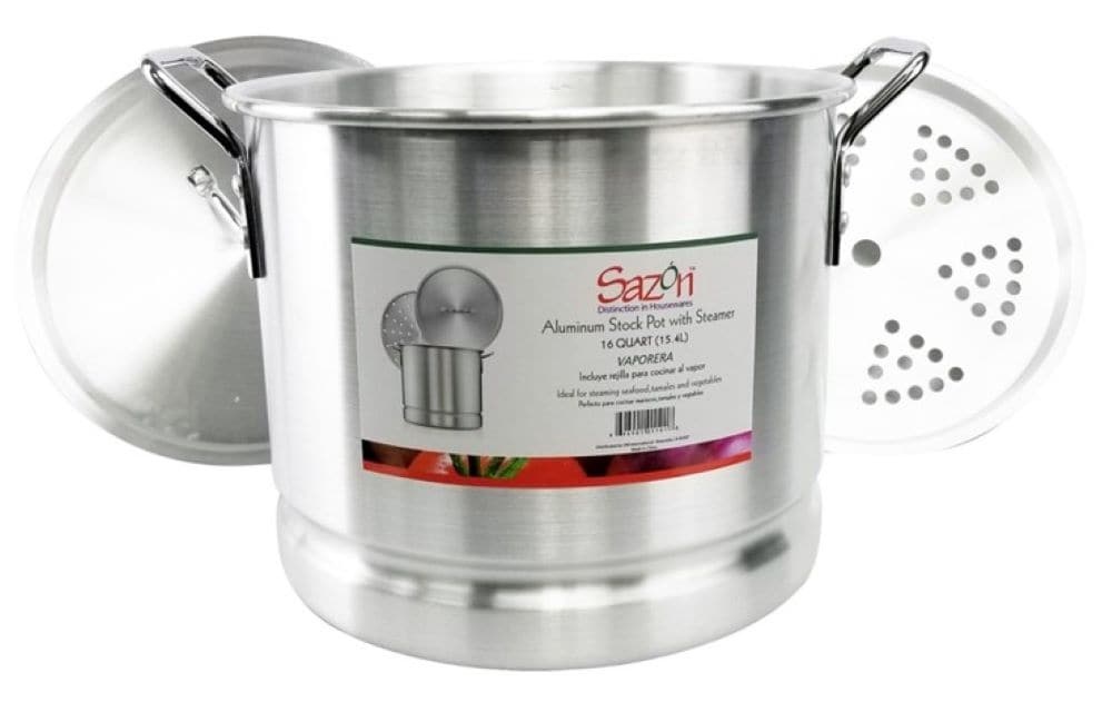 slide 1 of 1, Vmi Aluminum Stock Pot, 16 qt