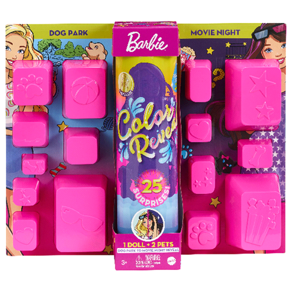 slide 1 of 1, Barbie Color Reveal Doll and Accessories Assortment, 1 ct