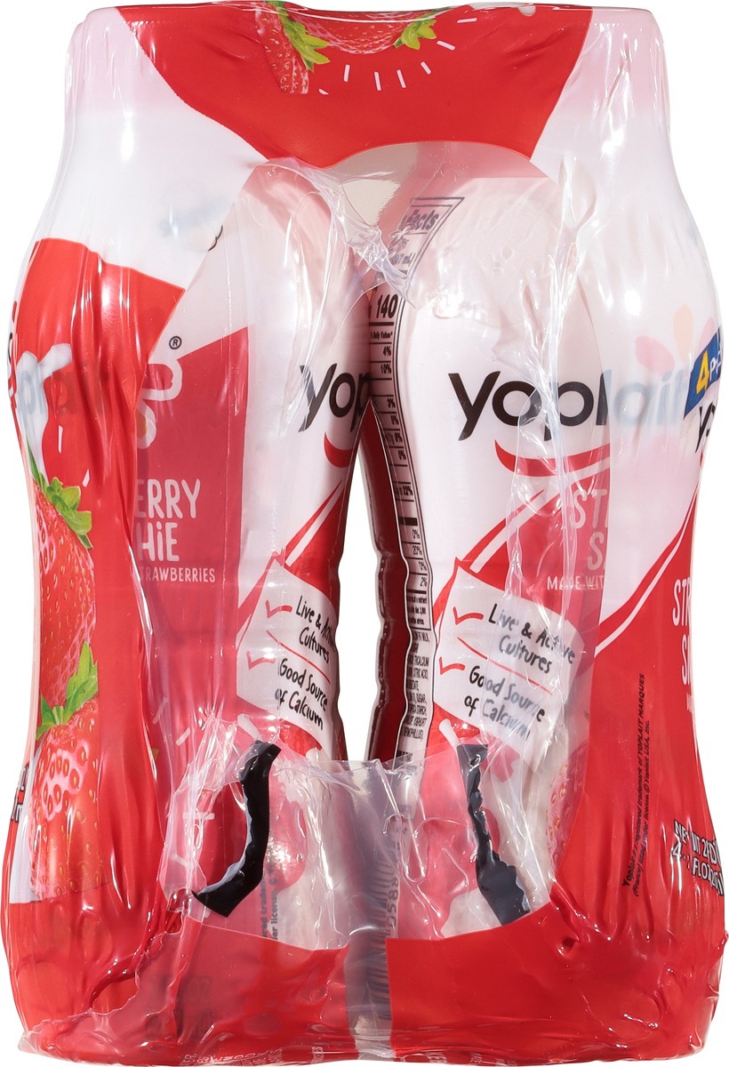 slide 13 of 13, Yoplait Strawberry Smoothie 4 - 7 fl oz Bottles, 4 ct