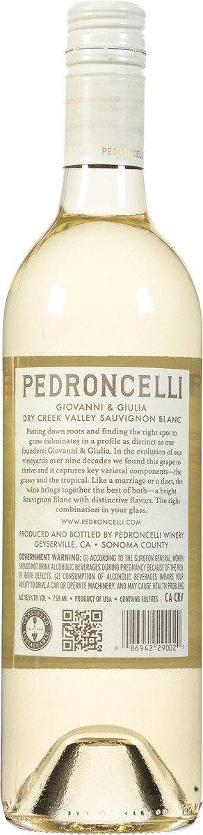 slide 4 of 12, Pedroncelli Dry Creek Valley Sauvignon Blanc 750 ml, 750 ml