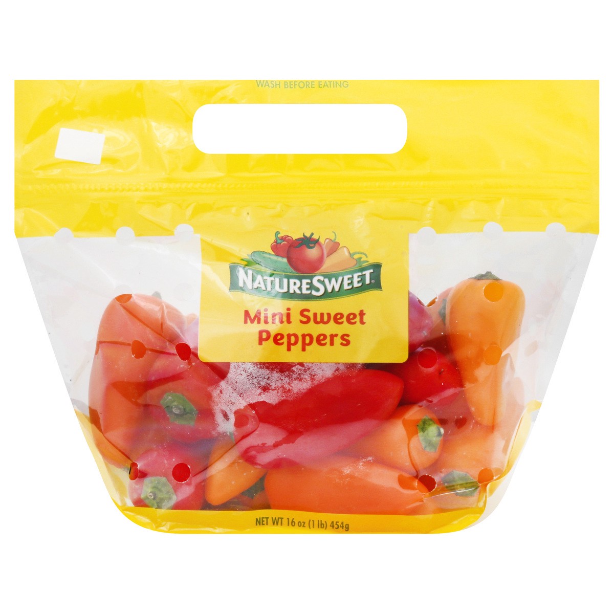 slide 8 of 11, NatureSweet Peppers Bell Peppers Mini Assorted Mix Pack With Red Yellow And Orange - 16 Oz, 16 oz