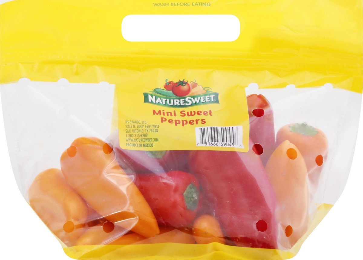 slide 6 of 11, NatureSweet Peppers Bell Peppers Mini Assorted Mix Pack With Red Yellow And Orange - 16 Oz, 16 oz