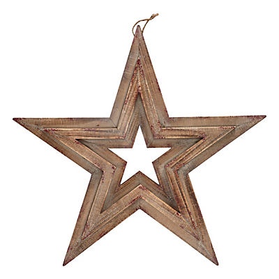 slide 1 of 1, Haven & Key Wood Layer Star Wall Decoration, 22.5 in