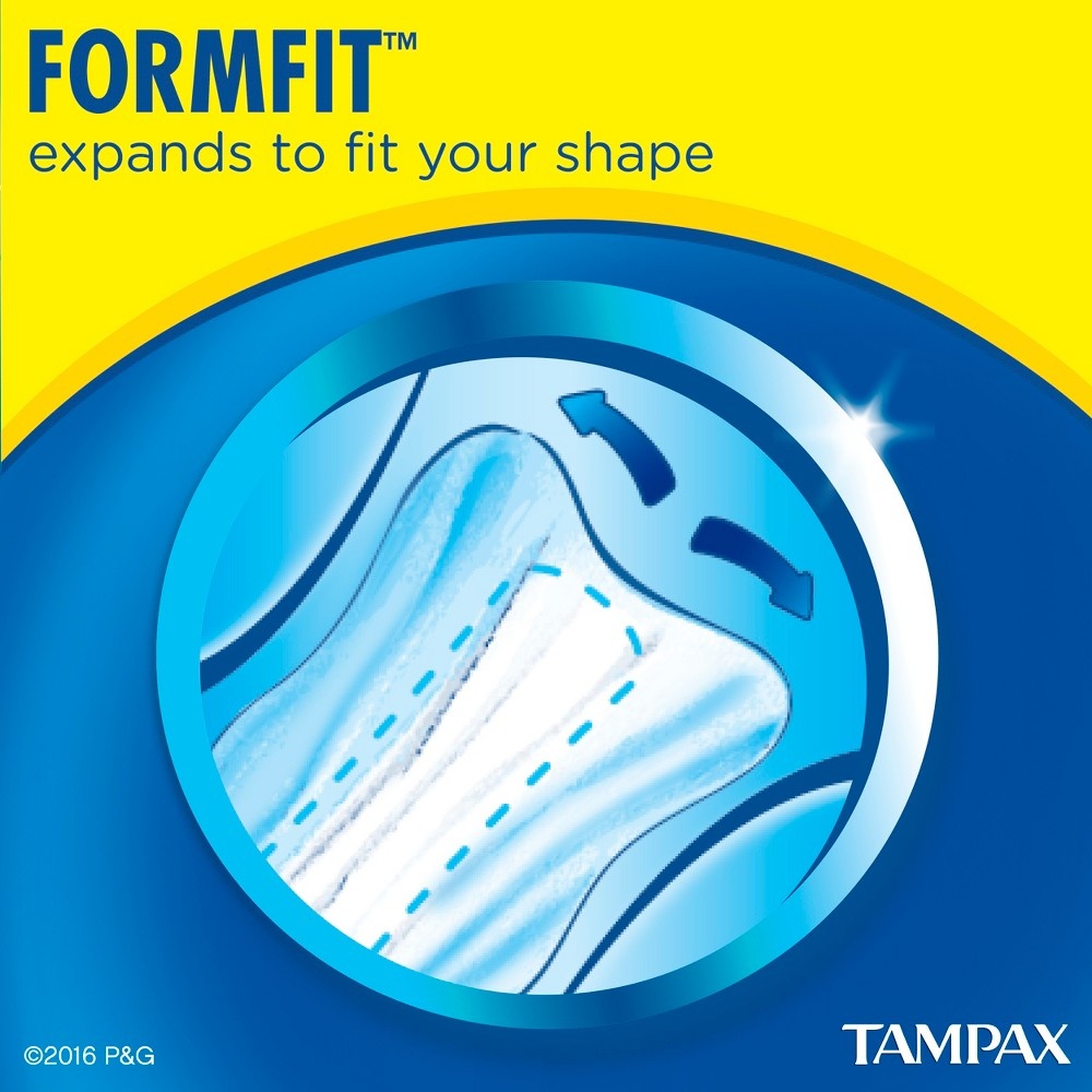 slide 2 of 5, Tampax Anti-Slip Grip Cardboard Applicator Super Absorbency Tampons, 40 ct