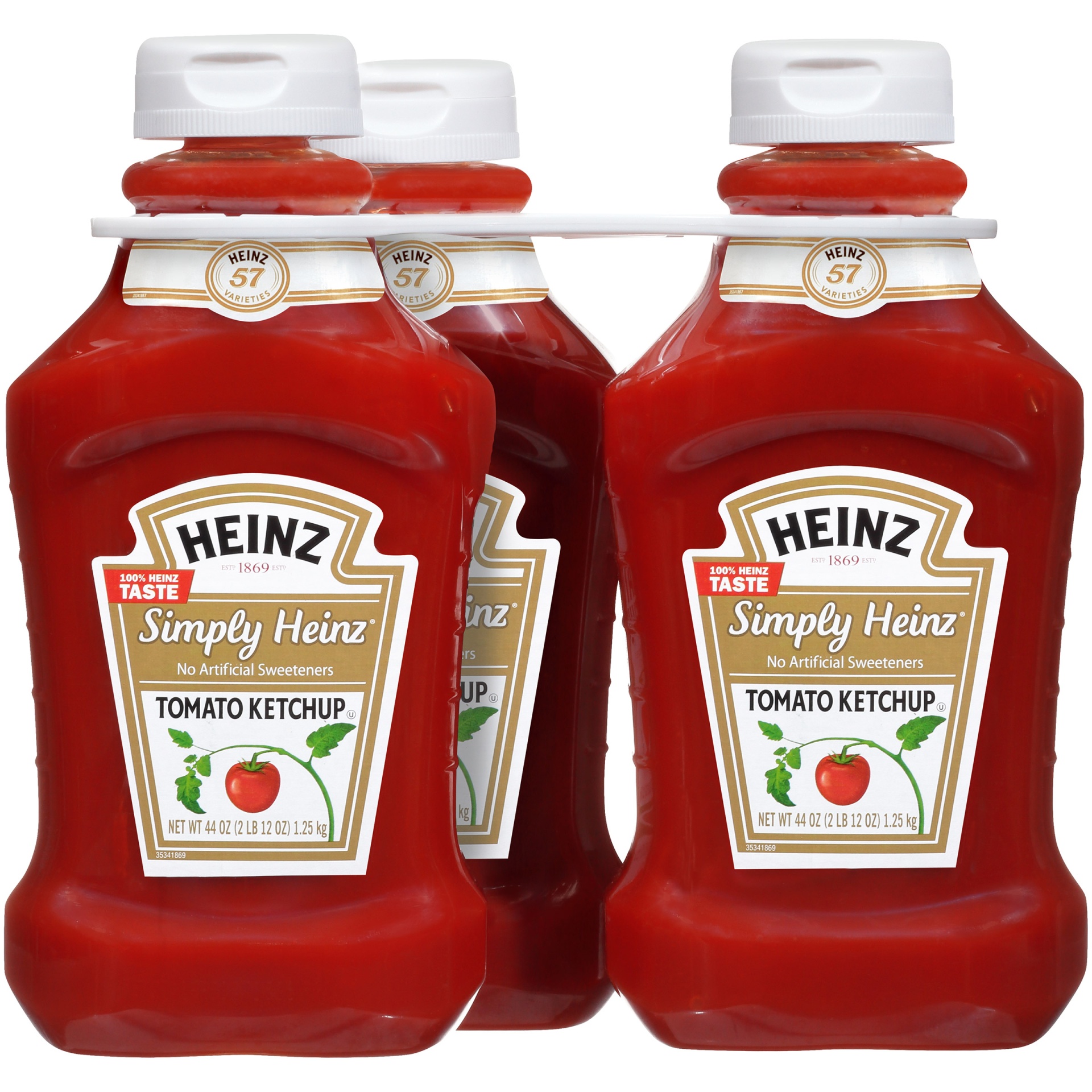slide 1 of 2, Heinz North America Heinz Simply Heinz Ketchup, 3, 44 oz