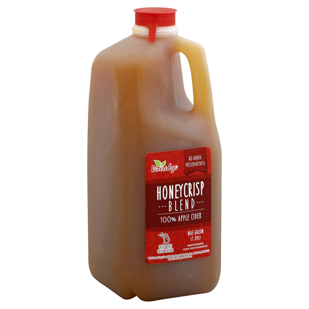 slide 3 of 5, Riveridge Cider Co. Apple Cider 100% Honeycrisp Blend - 1/2 gal, 1/2 gal