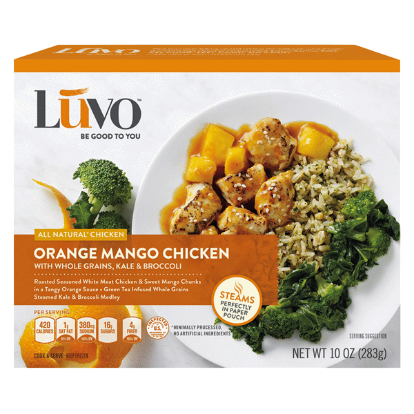 slide 1 of 1, Luvo Orange Mango Chicken, 10 oz