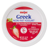 slide 2 of 13, Meijer Strawberry Non Fat Greek Yogurt, 32 oz