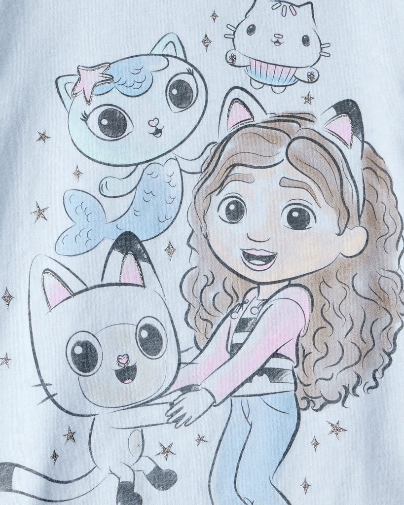 slide 3 of 3, Carter's Toddler Gabby's Dollhouse Short-Sleeve Graphic Tee - Blue Blue 3T, 1 ct