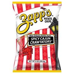 Zapp's Crawtator New Orleans Kettle Style Potato Chips - 8 oz