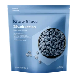 know & love Blueberries Frozen Fruit 48 Ounces