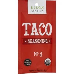 Riega Taco Seasoning, Organic, No. 4