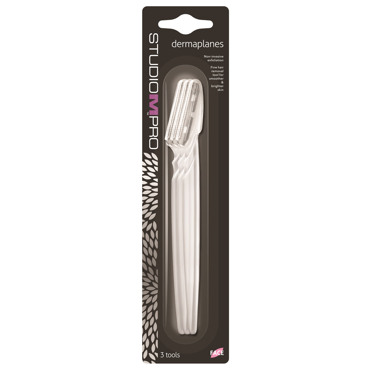 slide 1 of 5, Studio M Pro Clear Dermaplanes, 3 ct