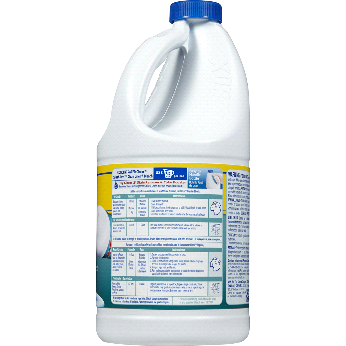 slide 2 of 3, Clorox Clean Linen Splash Less Bleach, 55 fl oz