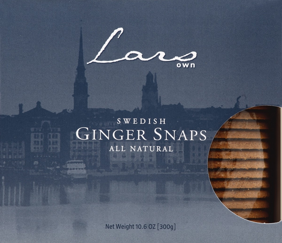 slide 1 of 4, Lars Own Ginger Snaps 10.6 oz, 10.5 oz