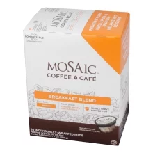Mosaic Coffee Breakfast Blend Coffee - 20 ct