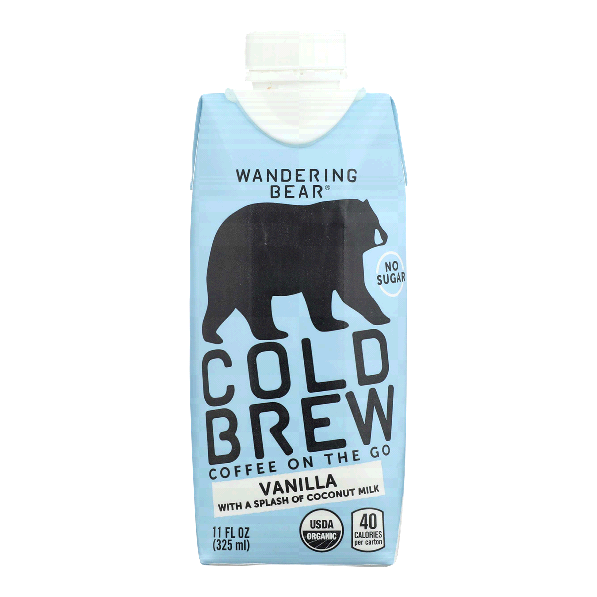 slide 1 of 1, Wandering Bear Coffee Cold Brew Vanilla Flavor - 11 oz, 11 oz