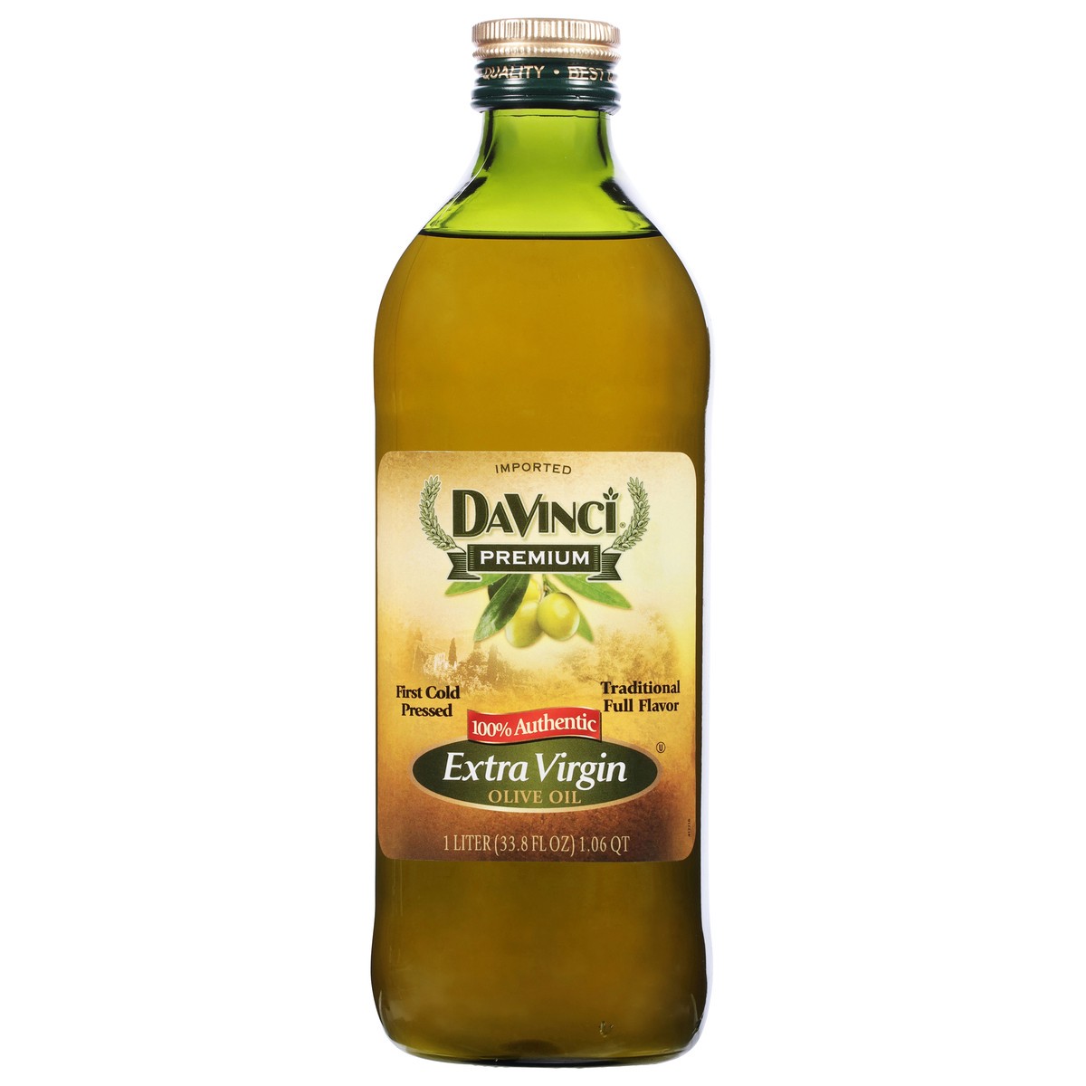 slide 1 of 11, Davinci Extra Virgin Olive Oil, 33.8 oz