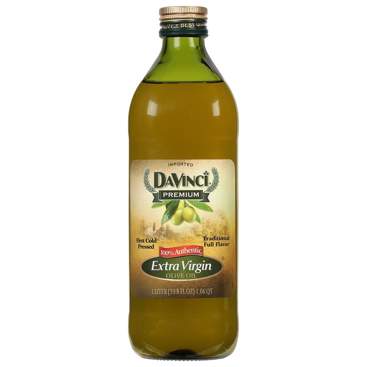 slide 11 of 11, Davinci Extra Virgin Olive Oil, 33.8 oz
