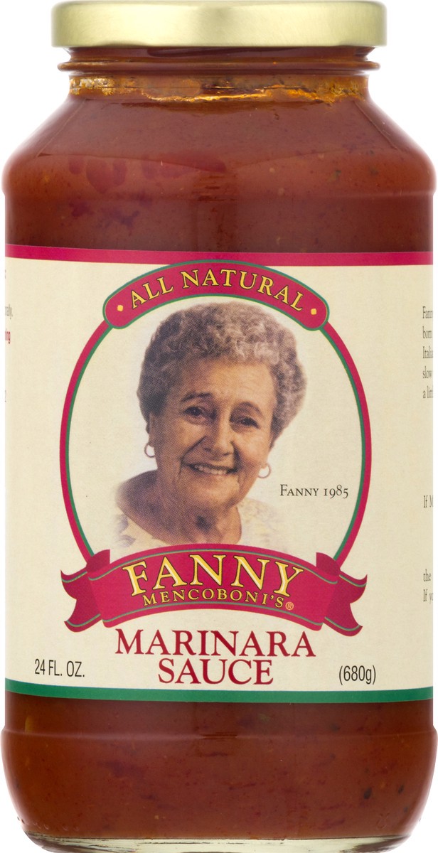 slide 11 of 13, Fanny Mencoboni's Marinara Sauce 24 oz, 24 oz