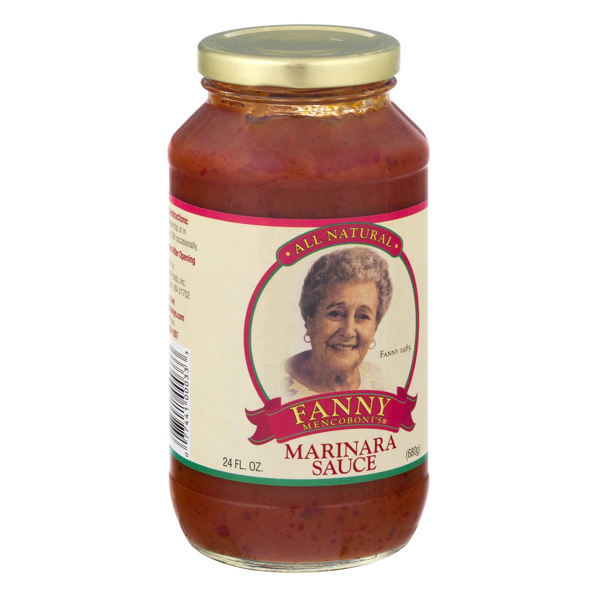 slide 8 of 13, Fanny Mencoboni's Marinara Sauce 24 oz, 24 oz