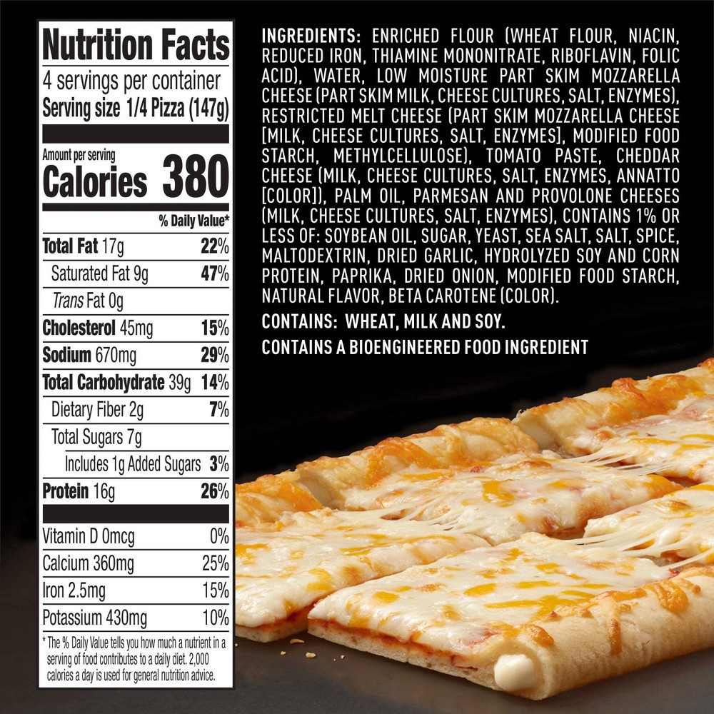 slide 5 of 5, Red Baron Stuffed Crust Four Cheese Frozen Pizza, 20.67 oz