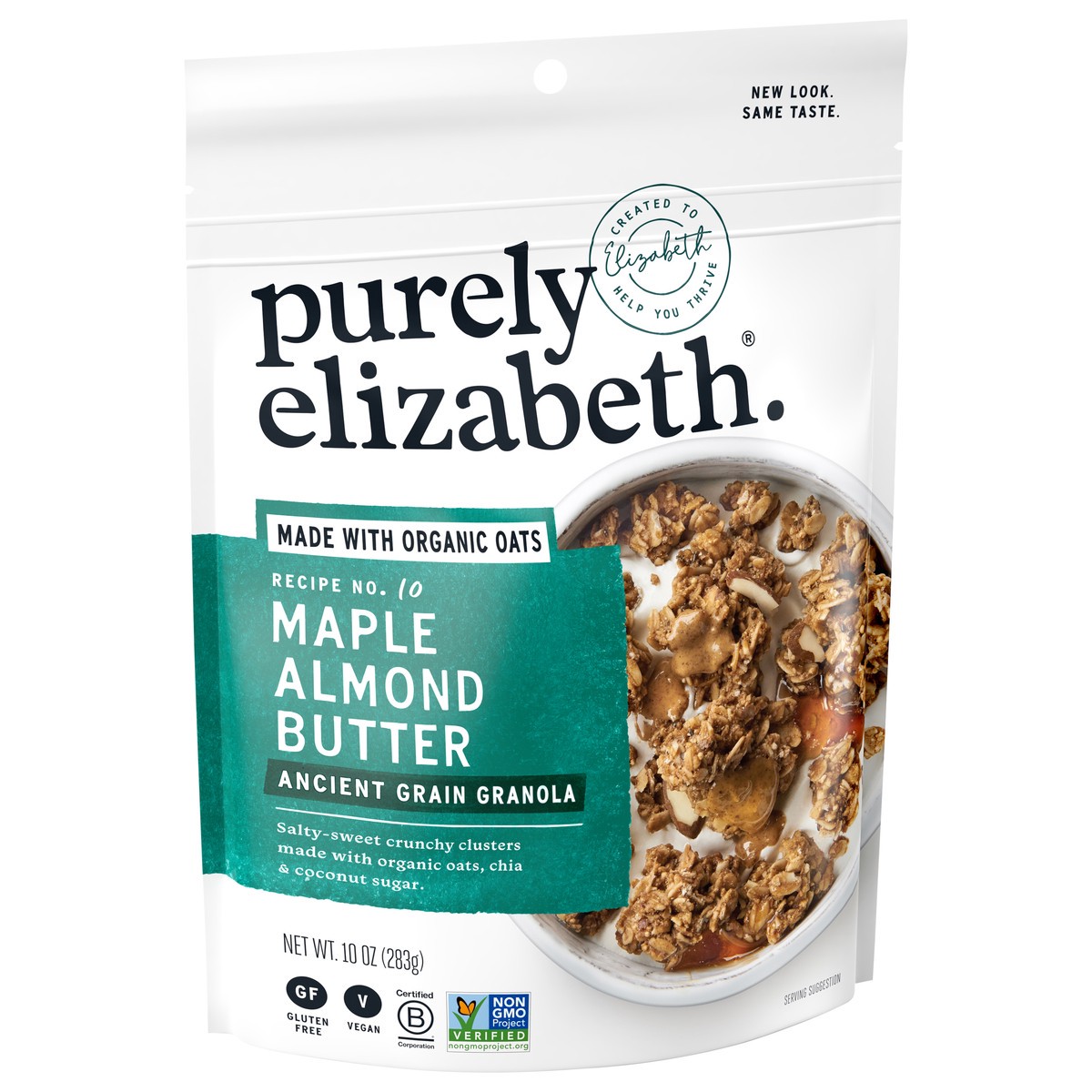 slide 5 of 9, Purely Elizabeth Maple Almond Butter Ancient Grain Granola 10 oz, 10 oz