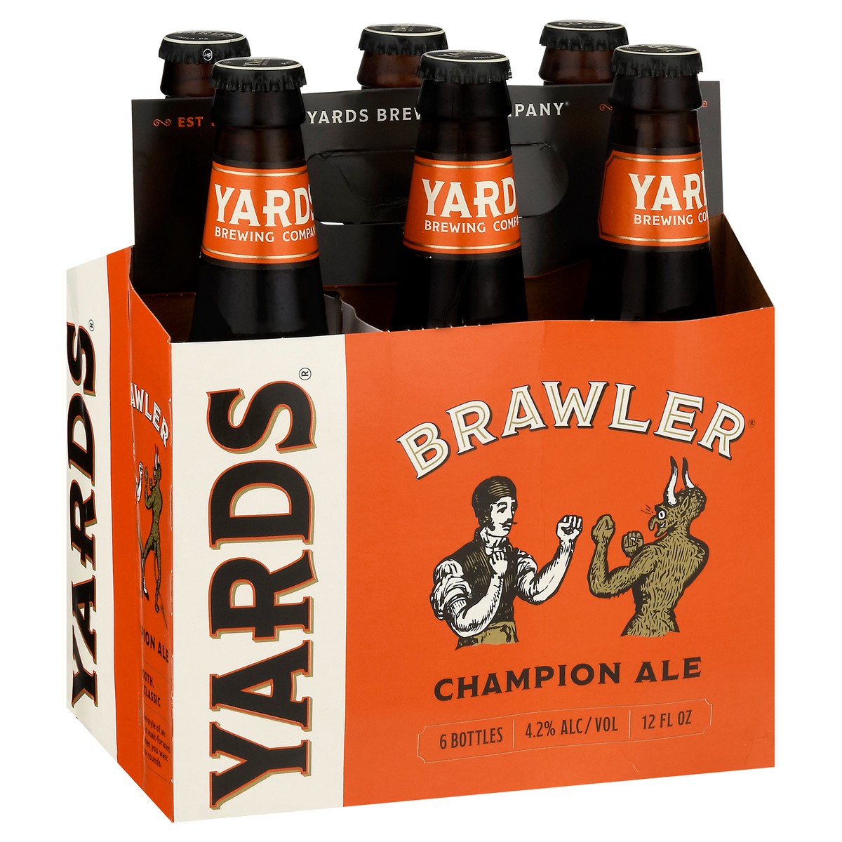 slide 6 of 9, Yards Champion Ale Brawler Beer 6 - 12 fl oz Bottles, 6 ct; 12 oz