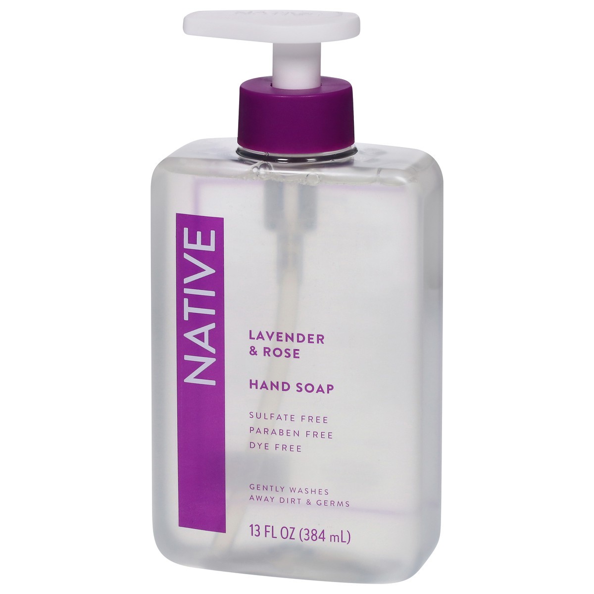 slide 4 of 4, Native Lavender & Rose Liquid Hand Soap 13OZ, 13 fl oz