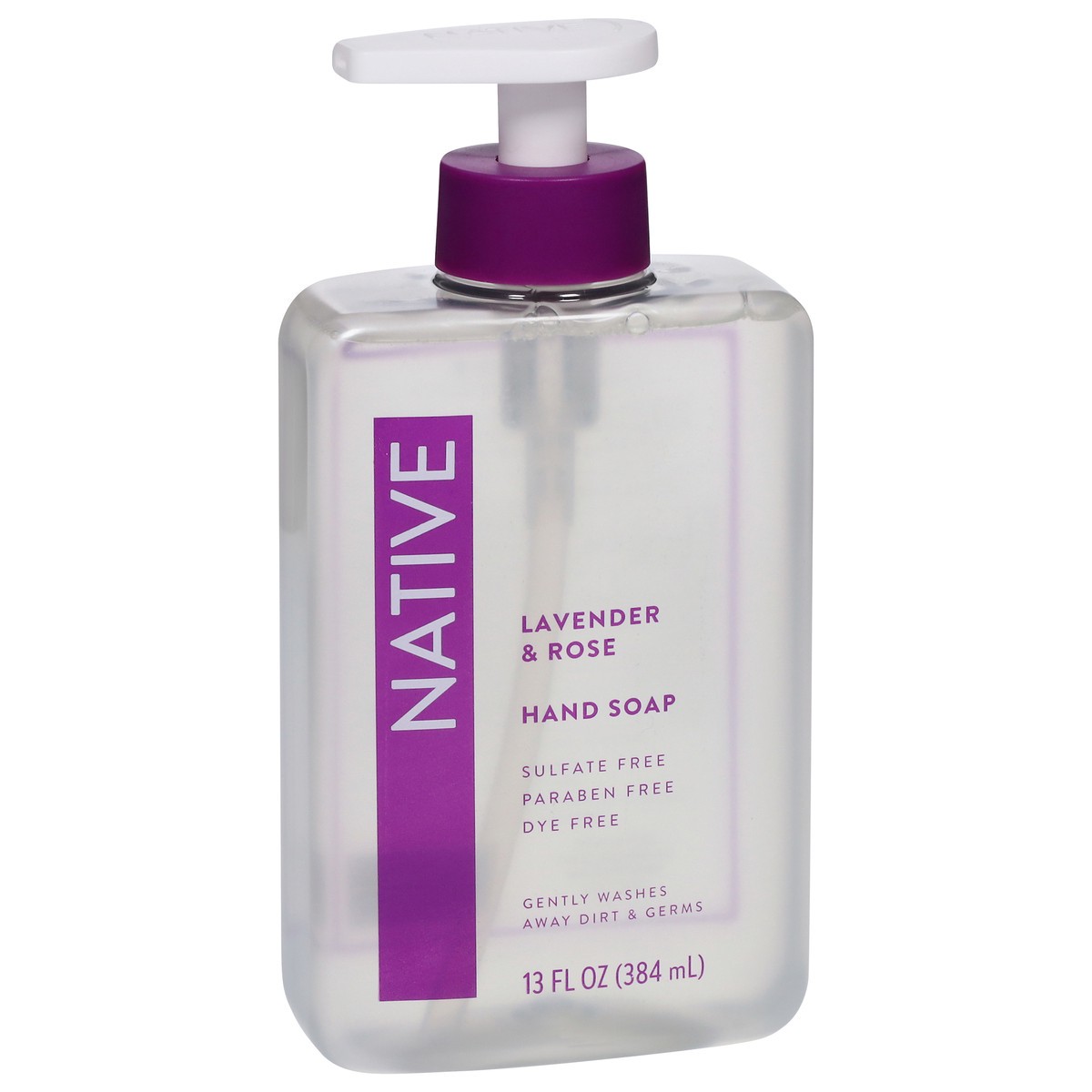 slide 2 of 4, Native Lavender & Rose Liquid Hand Soap 13OZ, 13 fl oz