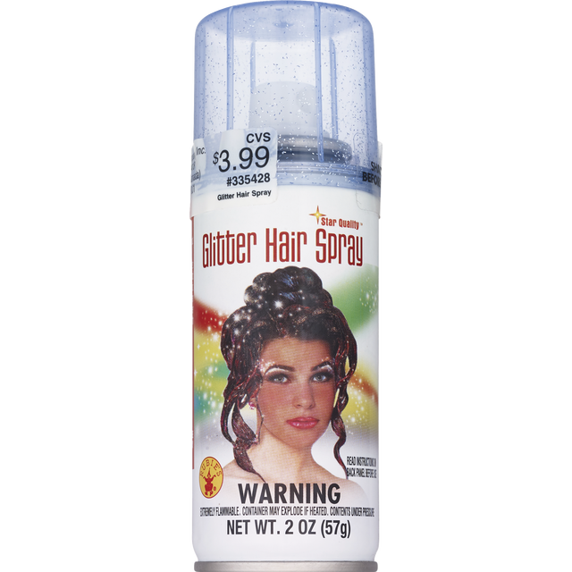 slide 1 of 1, RUBIES Glitr Neon Hair Sp, 1 ct