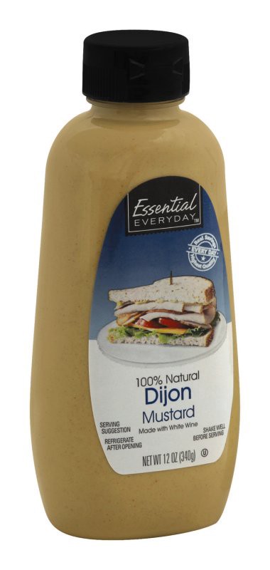 slide 1 of 1, Essential Everyday Dijon Mustard, 12 oz