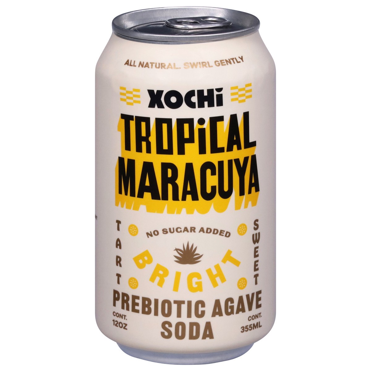 slide 1 of 14, Xochi Prebiotic Agave Tropical Maracuya Soda 12 oz, 12 oz