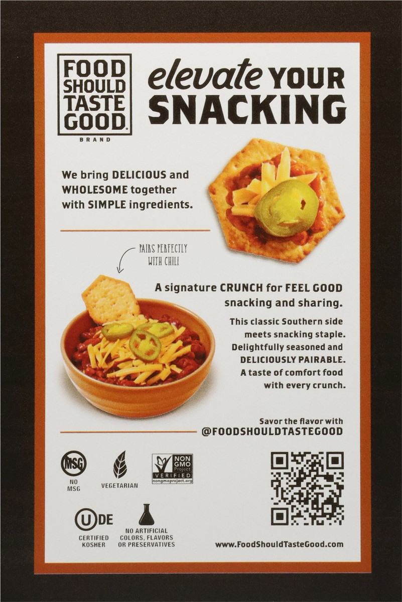 slide 6 of 13, Food Should Taste Good Original Cornbread Cracker, 5 oz