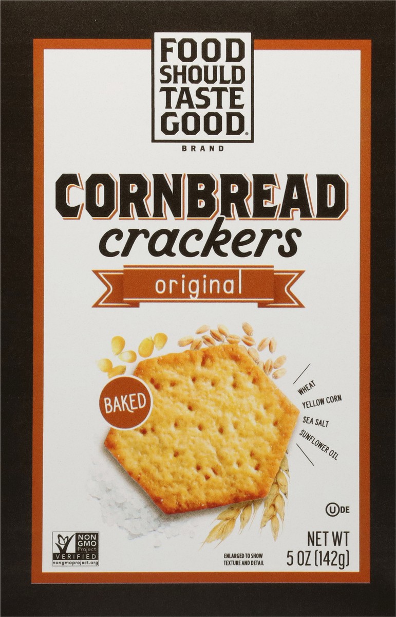 slide 13 of 13, Food Should Taste Good Original Cornbread Cracker, 5 oz