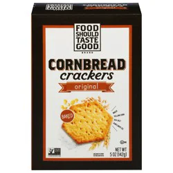 Food Should Taste Good Original Cornbread Cracker