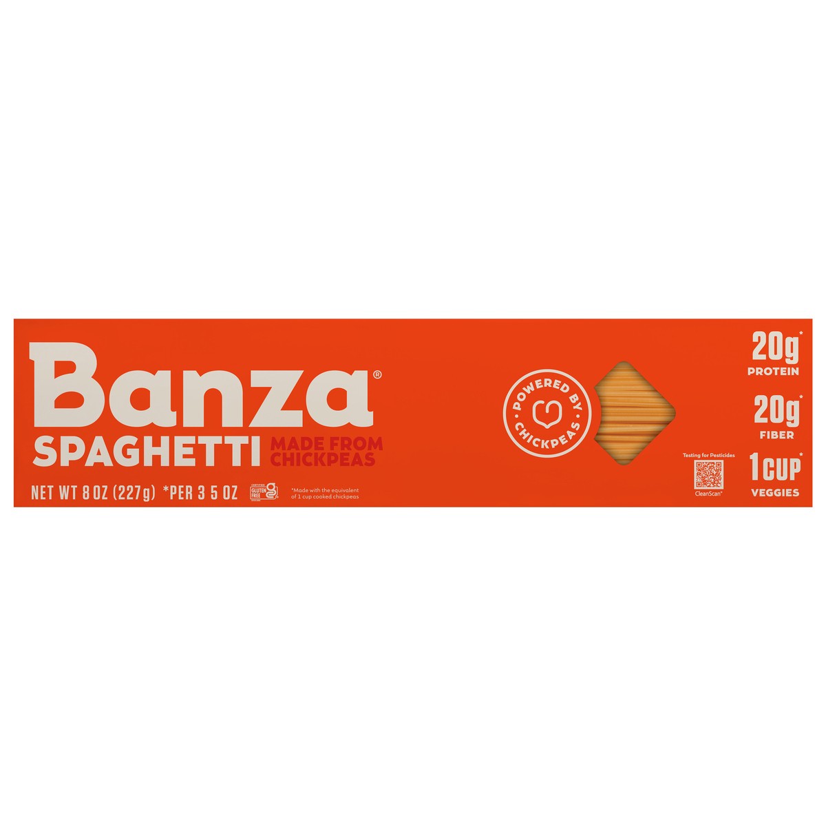 slide 1 of 1, Banza Made from Chickpeas Spaghetti 8 oz, 8 oz