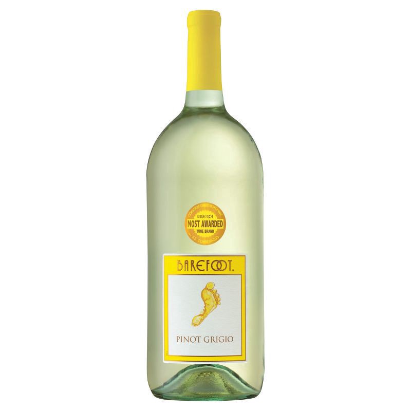 slide 1 of 5, Barefoot Cellars Pinot Grigio White Wine - 1.5L Bottle, 1.5 liter