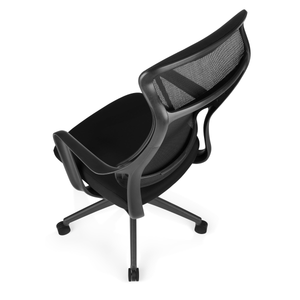 slide 4 of 8, Realspace Lenzer Mesh High-Back Task Chair, Black, 1 ct