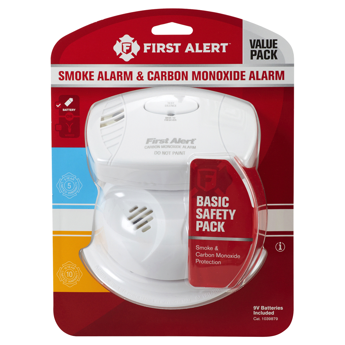 slide 1 of 1, First Alert SCO403 Smoke and CO Alarm Combination Pack, 1 ct