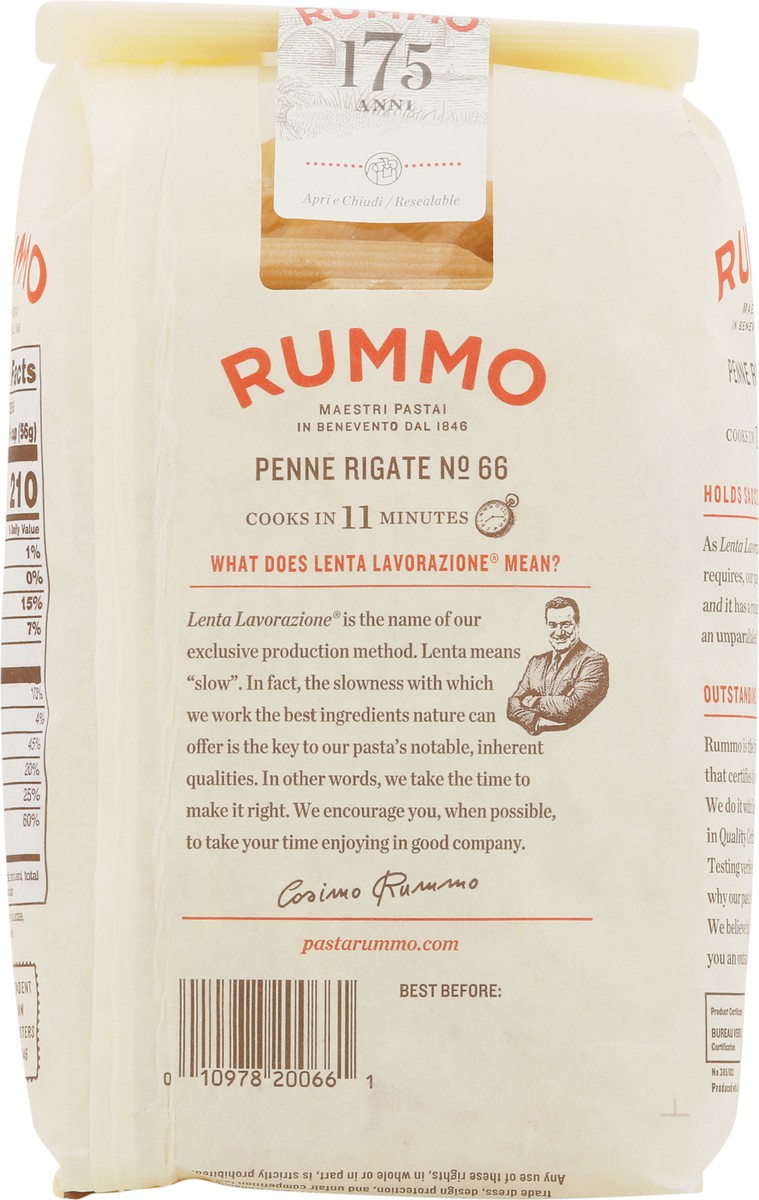 slide 5 of 9, Rummo Rigate Pasta Penne, 1 lb