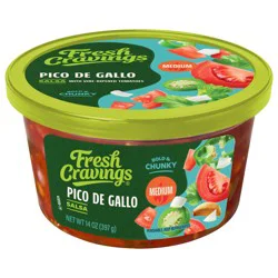 Fresh Cravings Medium Pico De Gallo Salsa 14 oz