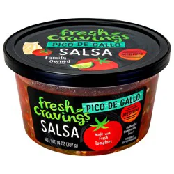 Fresh Cravings Medium Pico De Gallo Salsa 14 oz
